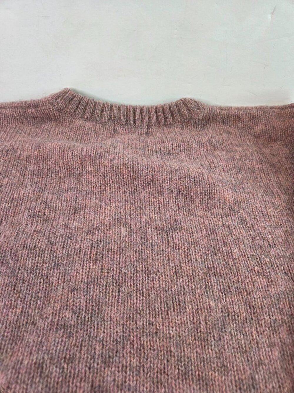 Vintage David Garrick Wool Sweater Mens Size Small Dusty Rose Eaton's 1980s NWT - Picture 7 of 10